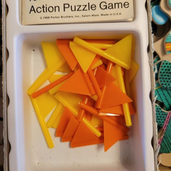 Situation 4 Parker Brothers Action Puzzle Game 1968 - Missing 1 Tank Puzzle Game - Picture 5 of 9